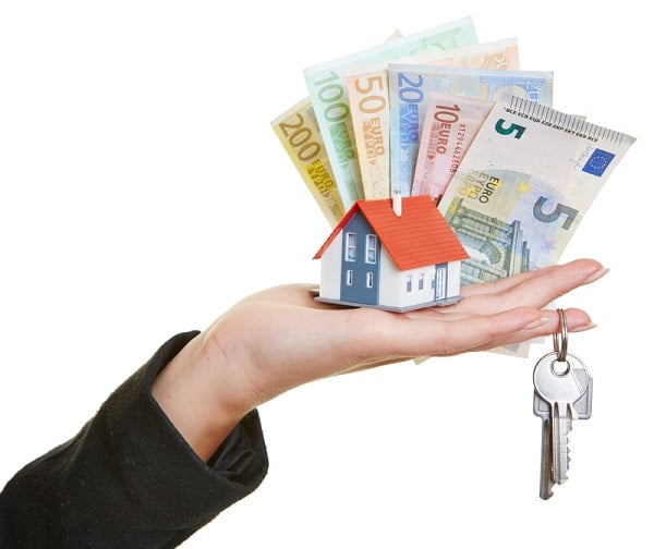 http://www.dreamstime.com/royalty-free-stock-image-hand-holding-house-keys-euro-money-female-little-bills-image34010956
